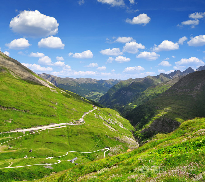 美丽的风景，与在国家公园陶恩山，奥地利阿尔卑斯山