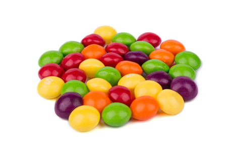 多彩色的糖果