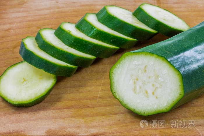 切片的西葫芦