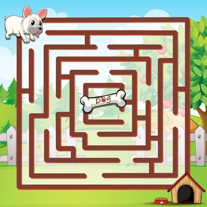 复杂小狗怎么叠迷宫照片