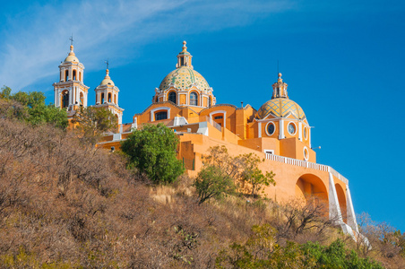 Cholula en puebla墨西哥的避难所