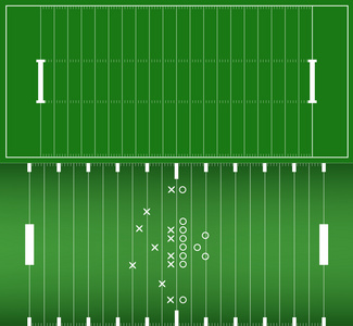 美式橄榄球场背景 eps10 矢量集