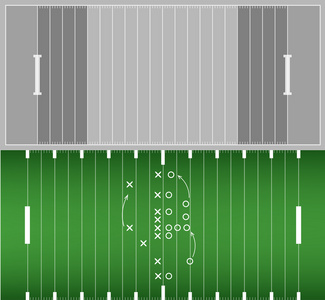 美式橄榄球场背景 eps10 矢量集