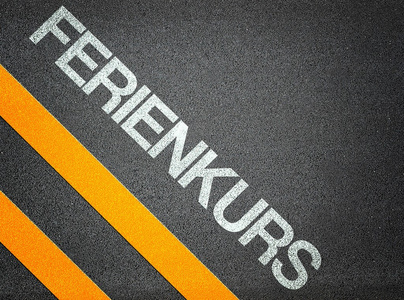 德国 Ferienkurs 假期课程文本写作道路沥青