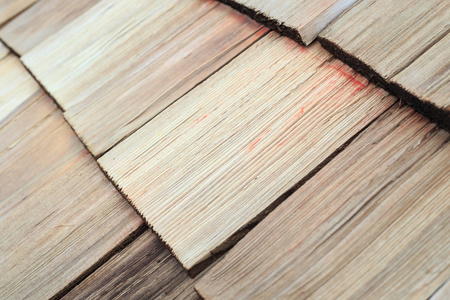 木制的屋顶瓦纹理和背景
