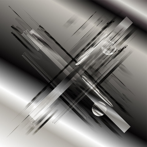 抽象条纹线技术灰色背景插画