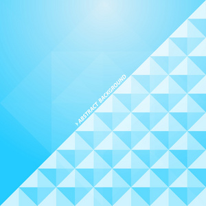 抽象的几何蓝色和白色背景