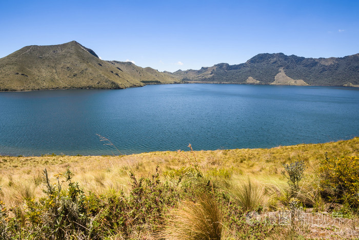 莫汉达湖泊厄瓜多尔caricocha