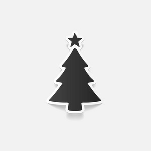 圣诞节树图标