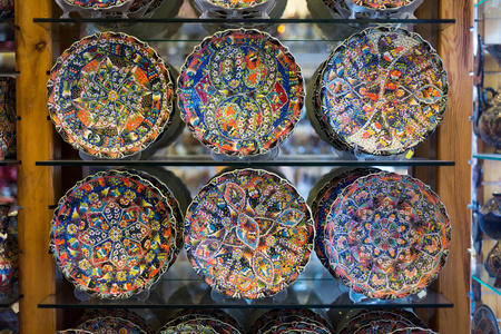 土耳其的传统手绘陶板
