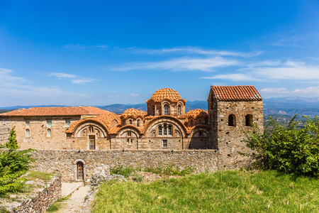 Mystras 中世纪城市的拜占庭教堂