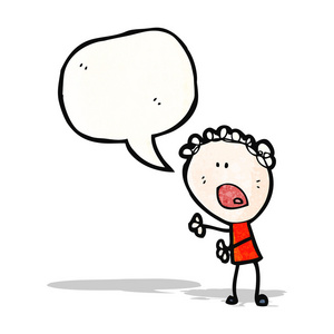 卡通抱怨女人照片