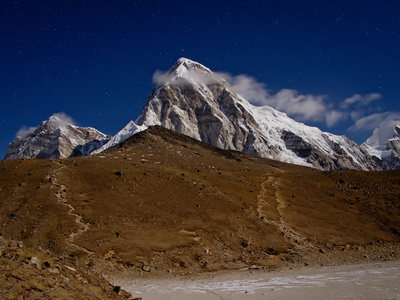 Pumori 山 Pumo Ri。尼泊尔