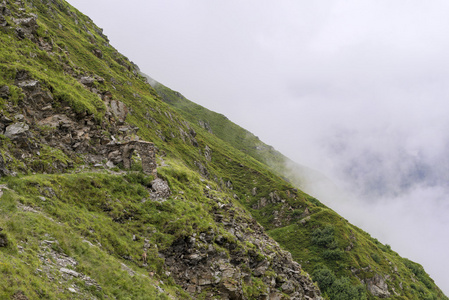 高海拔山区的路线