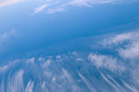 抽象的天空，美丽的景色，从空间