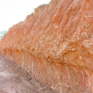 红壤截面照片