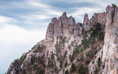 Ai Petri 是在克里米亚山脉高峰