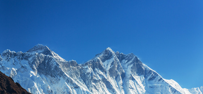 在喜马拉雅山风景