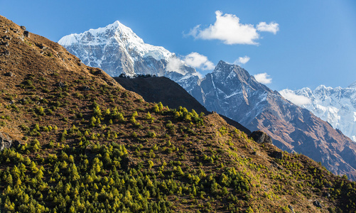 在喜马拉雅山风景