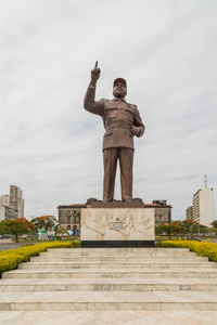 Statue of Samora Moiss Machel at Independence  Square