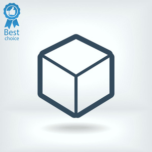 icono de diseo de logotipo de cubo 3D