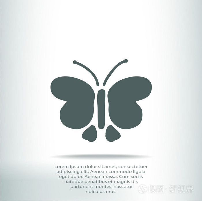 蝴蝶图标设计
