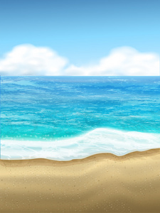 沙的海滩场景背景