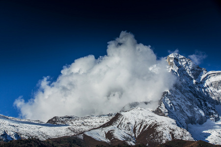 在喜马拉雅山风景