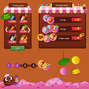 游戏界面的设计元素图片