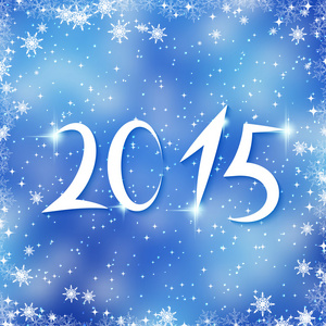 新的一年 2015年矢量背景