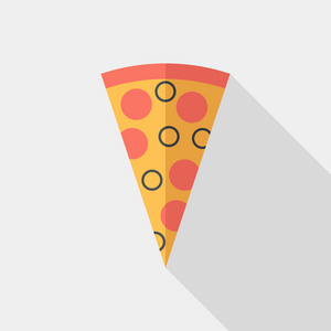 披萨平面图标