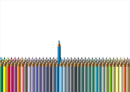 彩色铅笔背景