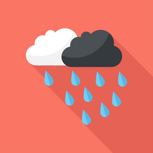 部分多云转阵雨图标照片