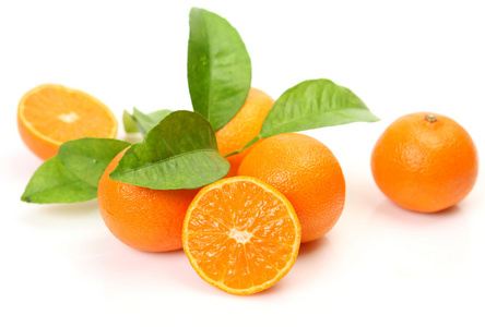 成熟的橙色橘子