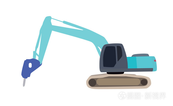 钻孔机插画-正版商用图片1hov7t-摄图新视界