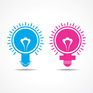 男性和女性的灯泡