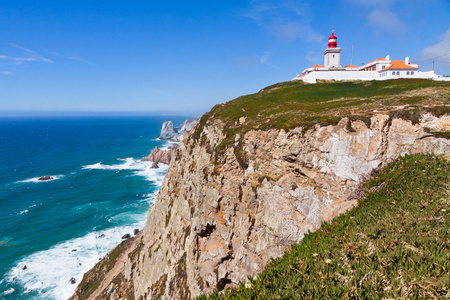 大多数西方点的欧洲，cabo da roca，葡萄牙