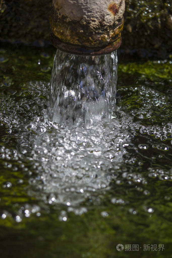 旧管道用流动水