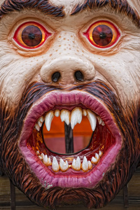 嘉年华的感觉嘉年华嘉年华露娜公园食人魔面具照片