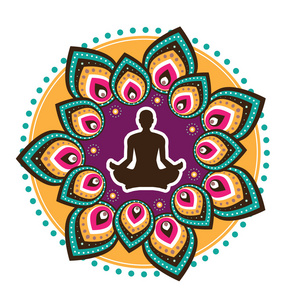 太极圈瑜伽图标照片