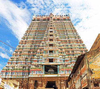 Ranganathaswamy 庙或 Thiruvarangam 泰米尔语，这里泰米尔