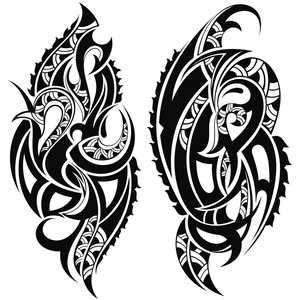 纹身肩膀标志图片