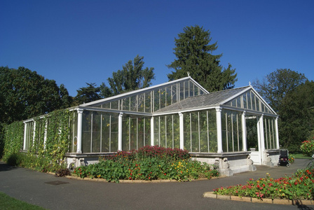 温室，皇家植物园，Kew 景观，伦敦英国