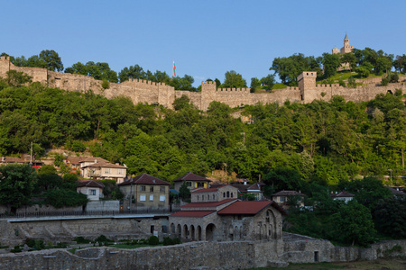tsarevets 堡垒在大特尔诺沃，保加利亚