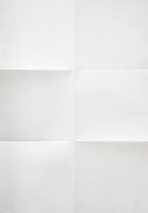 白张纸折叠的