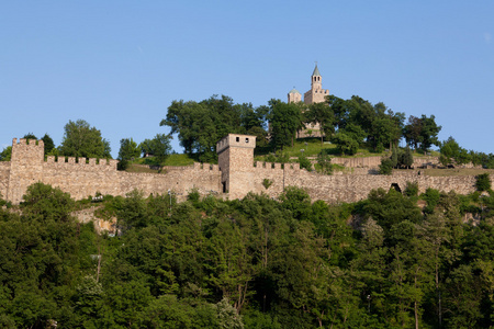 tsarevets 堡垒在大特尔诺沃，保加利亚