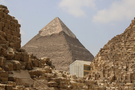 吉萨大金字塔。开罗。埃及