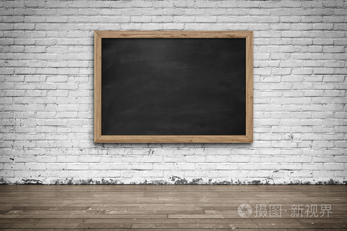 空白的黑色的黑板.背景和纹理