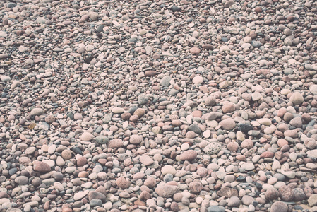 小卵石岩石背景纹理-复古复古照片