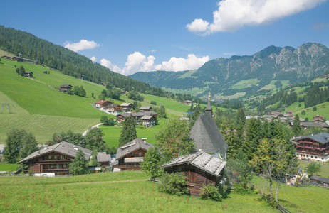 Inneralpbach 在 Alpbachtal 谷，奥地利蒂罗尔